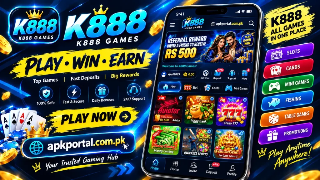 K888 Game interface