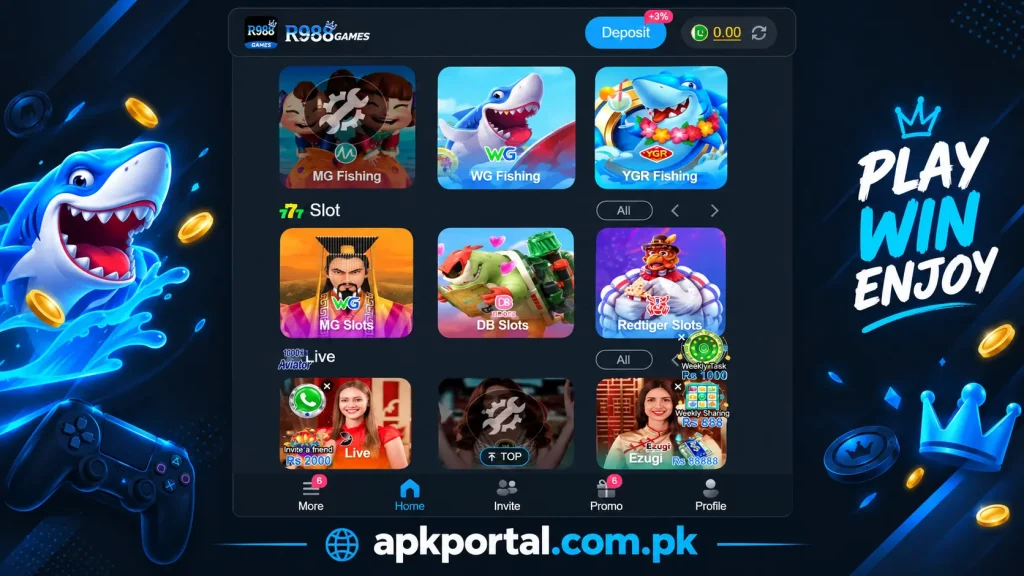 R988 Game interface
